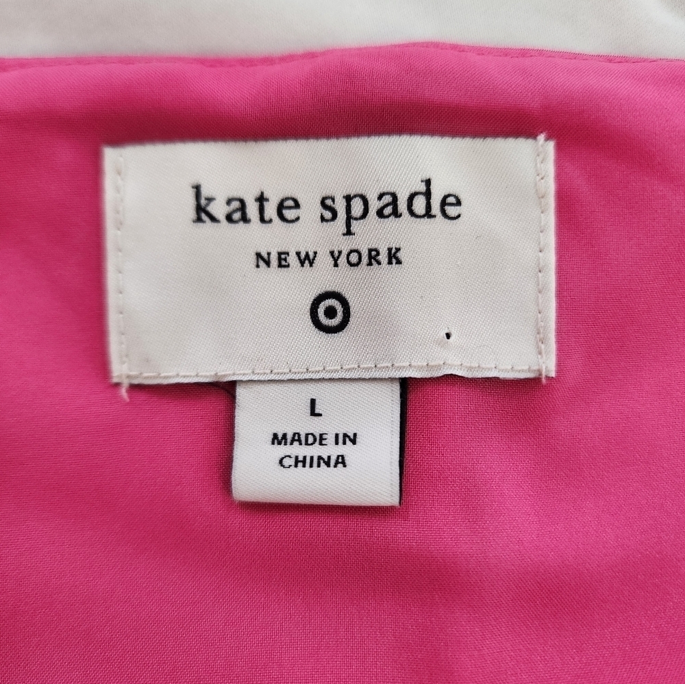Kate Spade Target Pink Satin Slip Mini Dress 90s Coquette Barbiecore Size Large - Picture 5 of 9